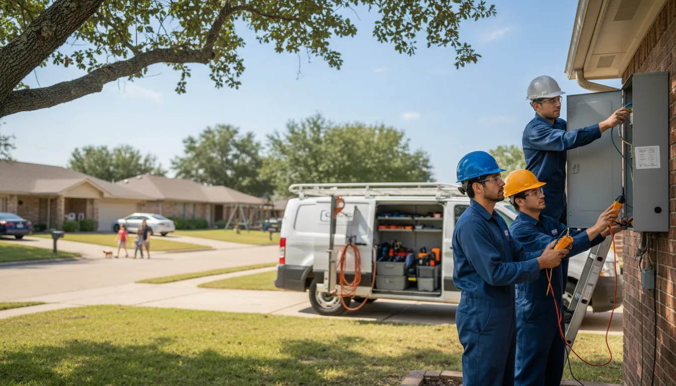 Certified electrician providing emergency electrical services in Alvin, IL